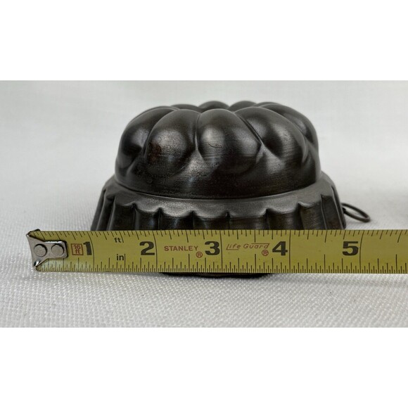 Metal Candle Pudding Jello Mold Pan W/Hanger Wall Decor Park Design Lot Of 2 Vtg - Picture 8 of 9